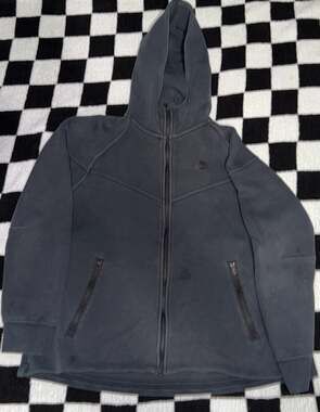 Nike Tech Fleece Windrunner Full-Zip Hoodie Anthracite Black